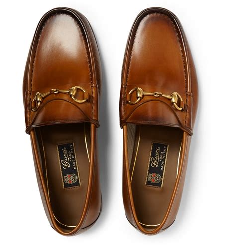 brown gucci shoes mens|Gucci shoes loafers for men.